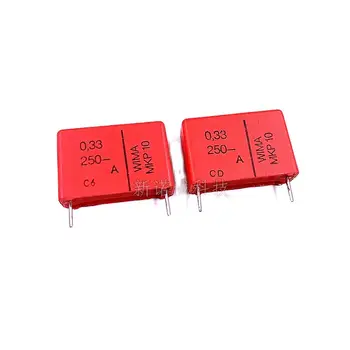 10ШТ/Веймарский кондензатор WIMA 250V 334 0,33 ICF 250V 330nF MKP10 Разстояние между контактите 22,5