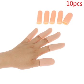 10шт Тюбиков със силиконов гел за защита на пръстите на мизинцах на краката От мазоли, Аналгетичен ръкав, Шапка, Разделители на пръстите, Средство за грижа за краката