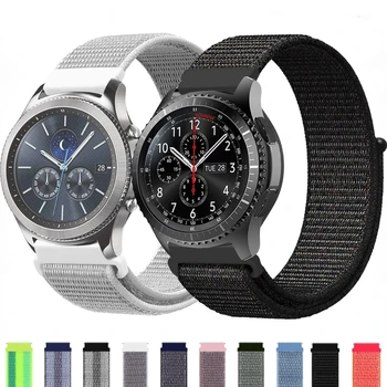 20 mm 22мм Найлонов Ремък за Samsung galaxy watch 3/4/5/Gear S3/Active2 Гривна за Huawei Watch 4/3/GT/2/Pro Amazfit GTR/GTS Band