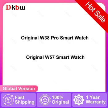 2024 W38 Pro W57 Смарт часовници Мъжки Серия 8 Оригинални IWO 16 Pro NFC Bluetooth Предизвикателство Безжична Зареждане Водоустойчив 45 мм-ГОЛЕМИ Смарт часовници