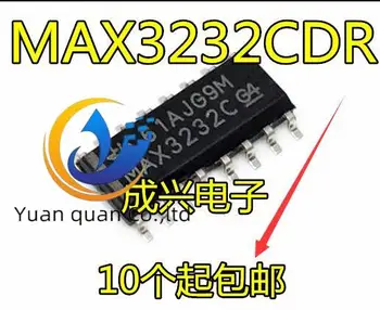 30 бр. оригинален нов MAX3232CDR MAX3232C MAX3232 SOP16 Линия на водача на RS-232/приемник
