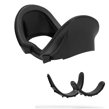 BAAY 5X VR Лицето Interface Мек скоба и накладка за лице от стиропор от изкуствена кожа, подмяна на комплект накладки за VR-обектив за Oculus Rift S