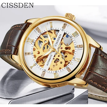 CISSDEN 2022 нови мъжки часовник, кварцов часовник, мъжки Часовници, Луксозни от водеща марка, часовници-скелет, мъжки военни часовници Relogio Masculino