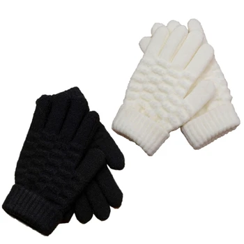 Crochet ръкавици, удобни ръкавици, Детски Стилни и Практични Детски ръкавици, Задължителен аксесоар за студено време, Подарък X90C
