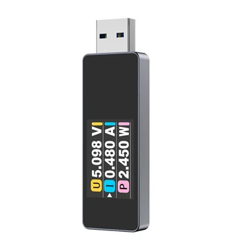 F3KE LCD Дигитален USB 3,2 Волтметър Амперметър колата Телефон Ток Ампера Мощност на Детектор Капацитет Монитор 10 gbps