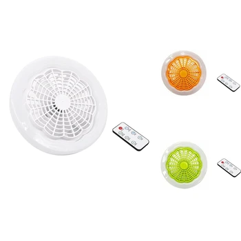 LJL-LED Smart Fan Вентилатор на Тавана Мощност 30 W С Дистанционно Управление Вътрешно Led Лампа, Тиха Спалня, Кухня Декор Крушки Вентилатори
