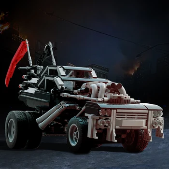 MOC Mad Max Mastodon Carrier Movie периферна модел, градивен елемент, набор от образователни играчки за подаръци за децата