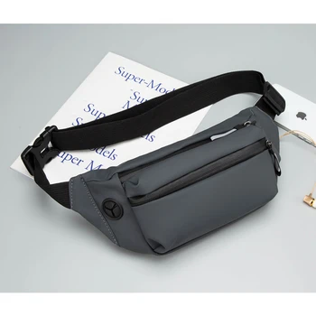 Бизнес мъжки нагрудная чанта, чанта през рамо, ежедневна пътна спортна чанта, поясная чанта, богат на функции водоустойчива чанта за съхранение
