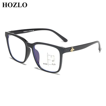 Дамски мультифокальные очила за четене с прогресивна блокировка синя светлина голям размер TR90, моден дизайн 