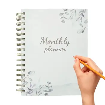Дневник на 2024 година, в които корици, бележник-планер за една седмица с месечни раздели От януари до декември 2024 г., календар за водене на бележки, цели, задачи, бележки