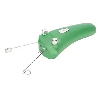 Електрически эпилятор с дърворезба, эпилятор за епилация с конец, удобна дръжка зелен цвят за жени за ръка