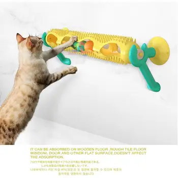 Интерактивни Играчки За Домашни Животни Cat Пет Educational Entertainment Camera Track Tower Cat Тийзър Toy Plate Cat Tower Топки И Аксесоари За Домашни Любимци За Котки