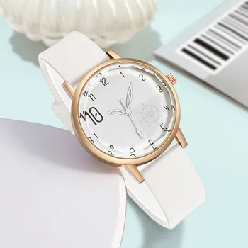 Модерни дамски часовници, Цветни спортен Желеобразный силикон каишка, кварцов часовник, Студентски Ежедневни часовници за двойки, Креативни подаръци Relógio