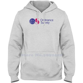 Модни hoody с логото на Ordnance Survey, блузи с шарките на по-високо качество от 100% памук