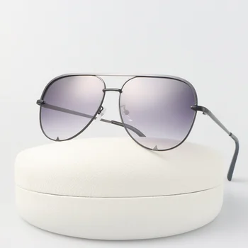 Модни Vintage Слънчеви Очила Дамски Маркови Дизайнерски Класически Дамски Слънчеви Очила Луксозен Ретро На Открито Нюанси На Метал Oculos De Sol