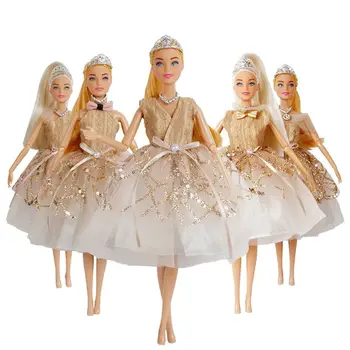 Модни стоп-моушън Празнична Облекло Нова Ежедневни Облекла-Ръчно изработени За Момичета 2023 най-Новите Аксесоари За Кукли 30 см Кукла