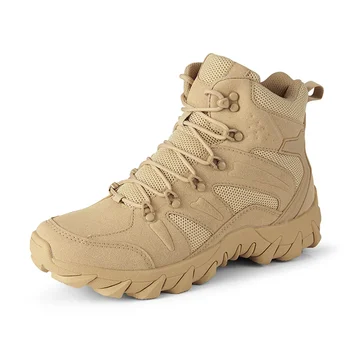 Мъжки тактически обувки JINXUAN армейските обувки, мъжки военна непромокаемая работа защитни обувки за пустинята, туризъм обувки, мъжки улични обувки на щиколотку