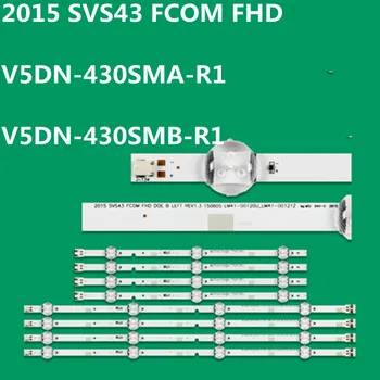 Нова led лента на задното осветление 10kit 2015 SVS43 FCOM V5DN-430SMB-R1 V5DN-430SMA-R1 UA43J51SW UA43J5500 UA43N5380 UA43N5300 UA43N5100