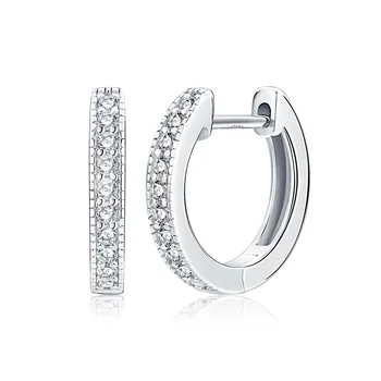Нови дизайнерски кръгли обеци сребърни плочи, дамски бижута, подаръци, сватба, годеж