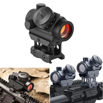 Оптичен Мерник 2MOA Red Dot Sight Reflex Rifle Sight Алуминиев Водоустойчив, устойчив на удари Противотуманный с Монтиране на 1 инч по-горе