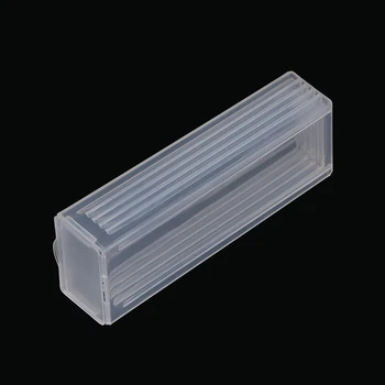 Пластмасов пощенска кутия за микроскопични предметни стъкла, стойка за стъкло, предметни стъкла, Кутия за съхранение на Microslide ПП побира 5 кутии-дозаторов.