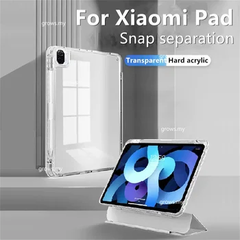 Свалящ-Клипса За Xiaomi Pad 5 6 Pro, 11-инчов таблет, Твърд Калъф За Mi Pad 5, Mi Pad 6 Pro 2023, Калъф С Притежател на Молив
