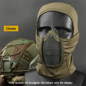 Тактически шапка, маска за еърсофт оръжия, окото маска на половината от лицата, Мотор, ловно, пейнтбольная, защитна маска, прическа Shadow Fighter