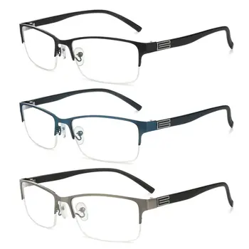 Точки от късогледство Мъже В Полукадровой Рамка Със Защита От синя Светлина, Очила с Рецепта, Женски Готови Очила, Бизнес Очила -1,0 -4,0 gafas
