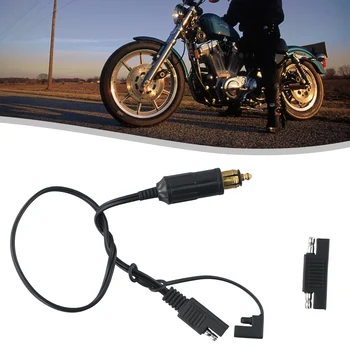 За мотоциклет на BMW Свързване на кабела на зарядното устройство SAE Включете A 3 за зареждане на устройството, отопление, управление на батерията