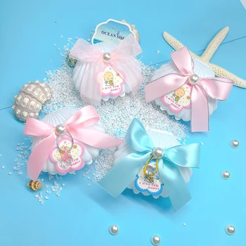 Кутия шоколадови бонбони във формата на миди от 1 бр., подарък кутия, индивидуалност, Романтична сватбена кутия за бонбони в западен стил, кутия за пръстени, Модни модели на договора